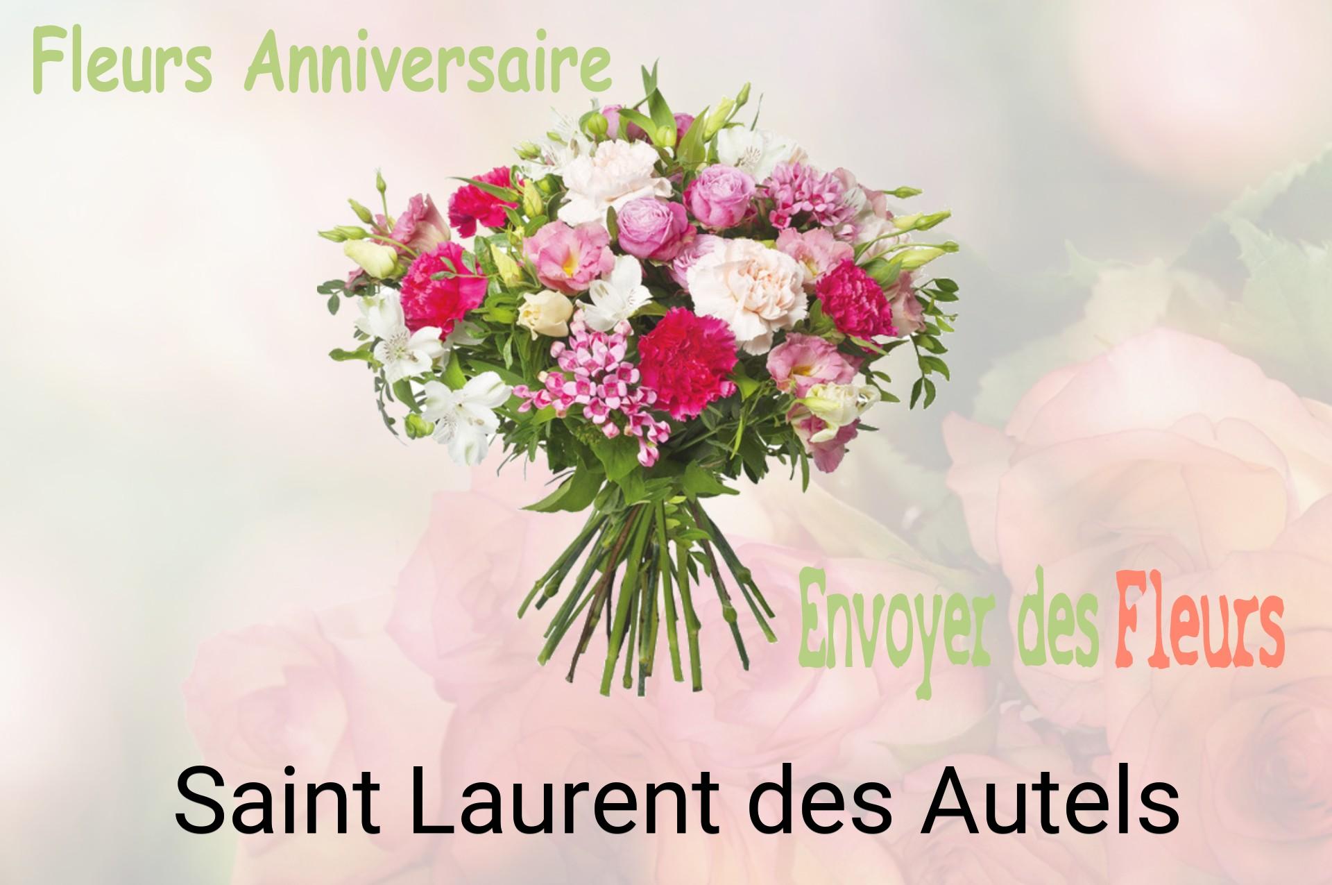Bouquet de fleurs d’anniversaire livré à Saint-Laurent-des-Autels