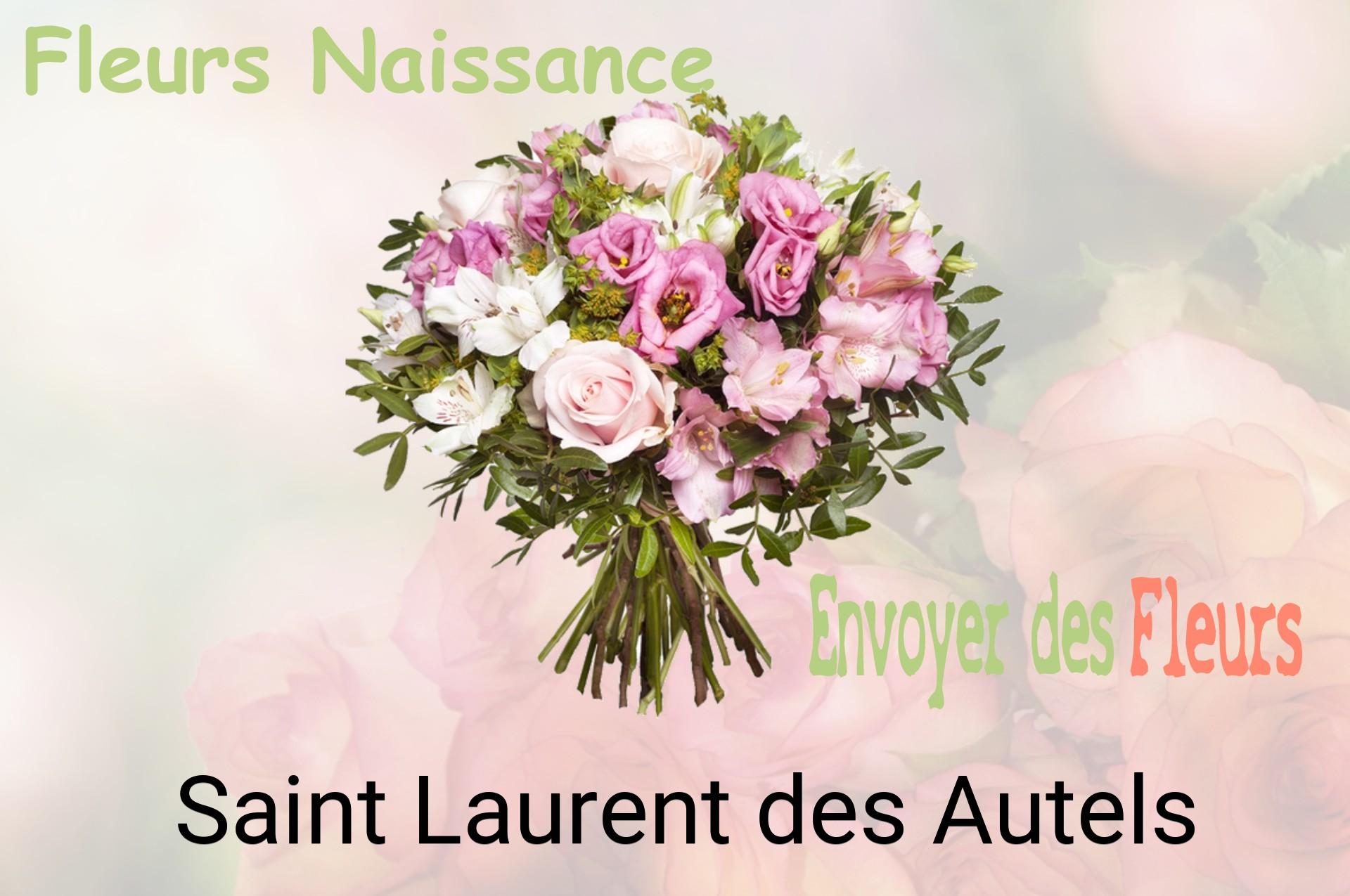 Bouquet de fleurs de naissance livré à Saint-Laurent-des-Autels